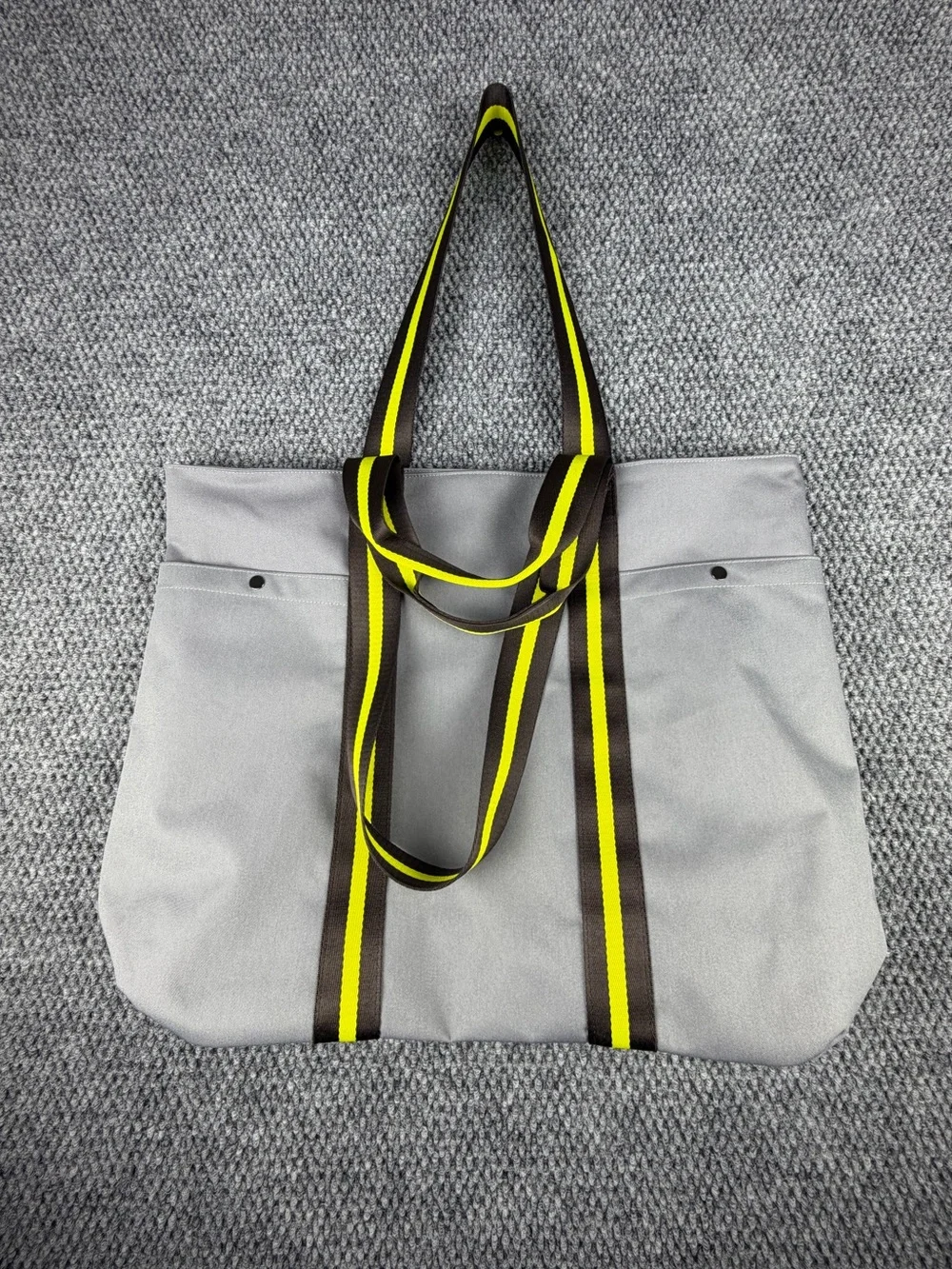 Adidas X Mercedes AMG Motorsports Tote Bag, Grey & Yellow * New With Tags